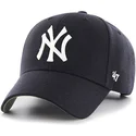 kasketter-buet-marinebla-justerbar-rem-til-barn-fra-new-york-yankees-mlb-af-47-brand