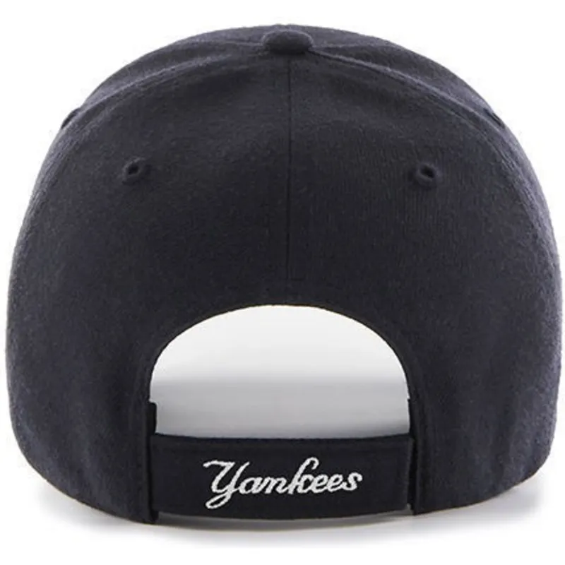 kasketter-buet-marinebla-justerbar-rem-til-barn-fra-new-york-yankees-mlb-af-47-brand