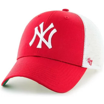 47 Brand New York Yankees MLB MVP Red Trucker Hat