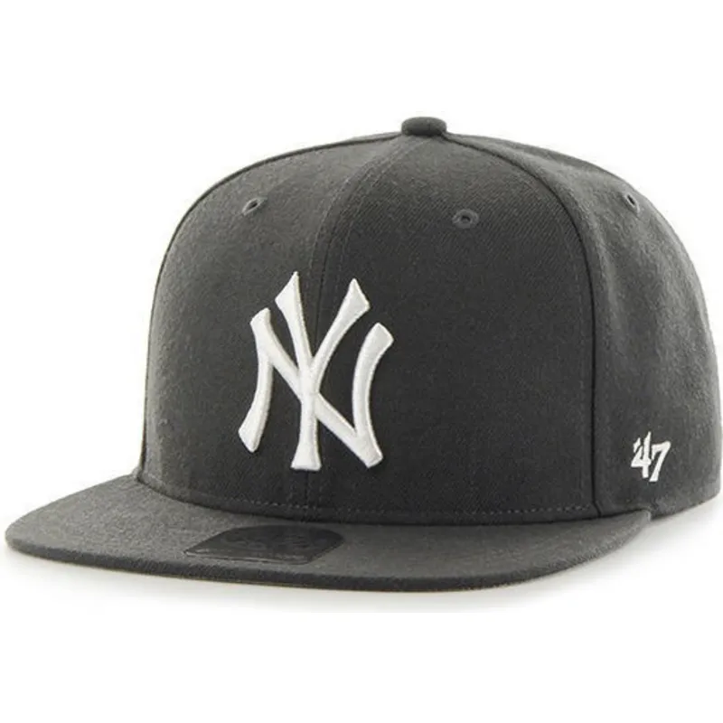 kasketter-flad-sort-snapback-fra-new-york-yankees-mlb-af-47-brand
