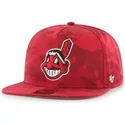 kasketter-flad-camouflage-snapback-fra-cleveland-indians-mlb-af-47-brand