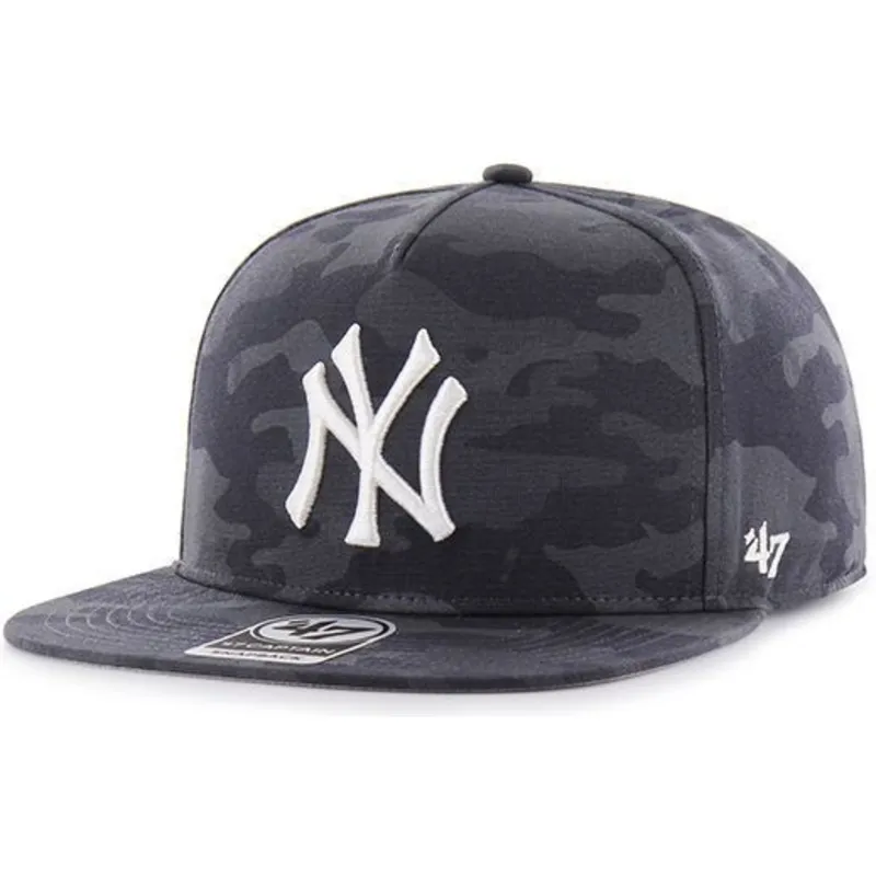 kasketter-flad-marinebla-snapback-camuflaje-fra-new-york-yankees-mlb-af-47-brand kasketter-flad-marinebla-snapback-camuflaje-fra-new-york-yankees-mlb-af-47-brand