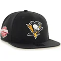 kasketter-flad-sort-snapback-fra-pittsburgh-penguins-nhl-af-47-brand