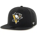 kasketter-flad-sort-snapback-fra-pittsburgh-penguins-nhl-af-47-brand