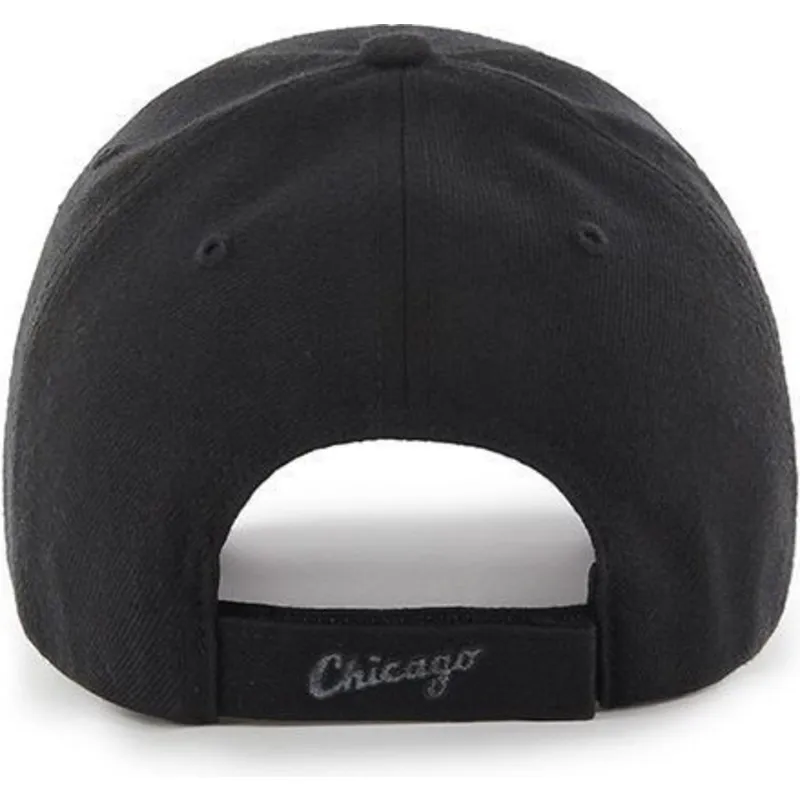kasketter-buet-sort-justerbar-rem-plateado-fra-chicago-white-sox-mlb-af-47-brand