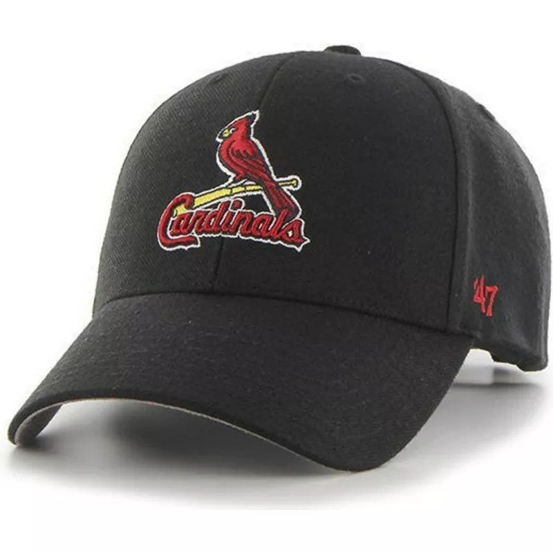 47-brand-curved-brim-classic-logo-saint-louis-cardinals-mlb-mvp-black-cap