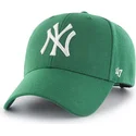 gron-curved-snapback-kasket-fra-new-york-yankees-mlb-mvp-fra-47-brand