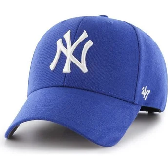 Blå buet snapback-kasket fra New York Yankees MLB MVP fra 47 Brand