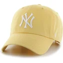 kasketter-buet-gul-justerbar-rem-fra-new-york-yankees-mlb-af-47-brand