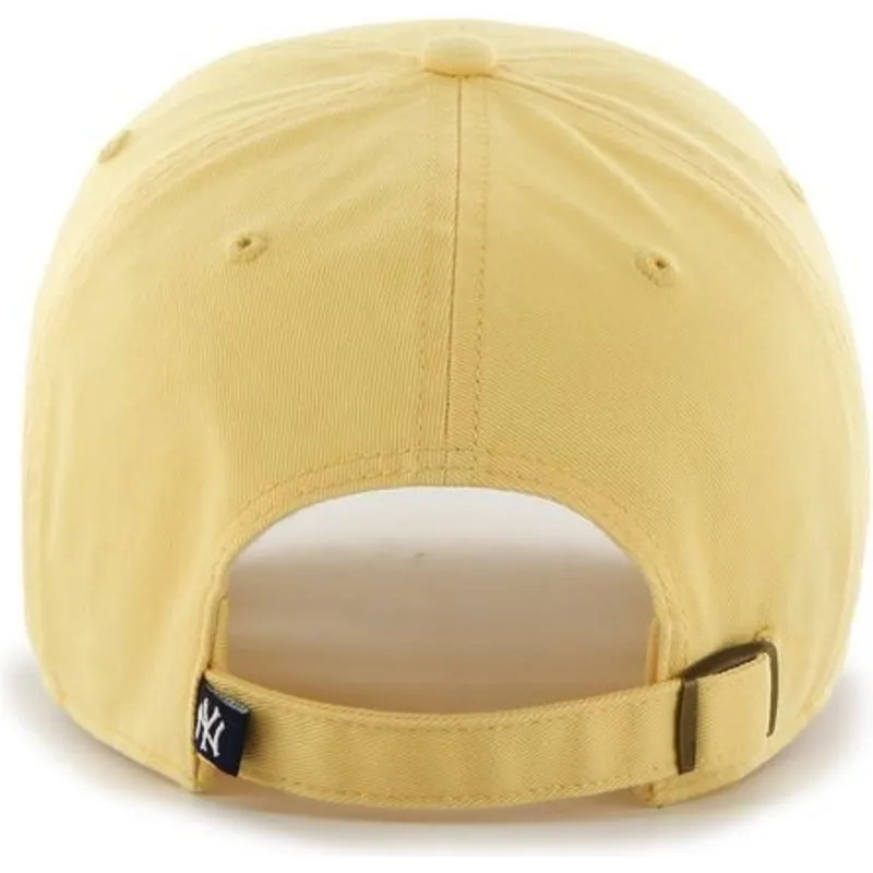 kasketter-buet-gul-justerbar-rem-fra-new-york-yankees-mlb-af-47-brand
