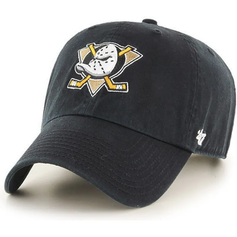 kasketter-buet-sort-justerbar-rem-fra-anaheim-ducks-nhl-af-47-brand kasketter-buet-sort-justerbar-rem-fra-anaheim-ducks-nhl-af-47-brand