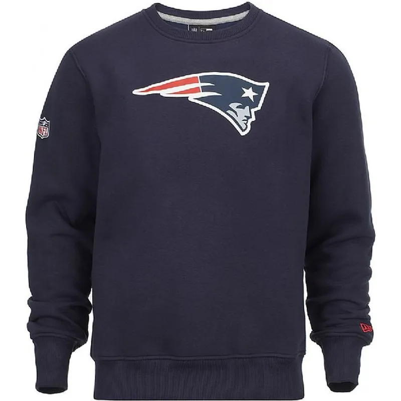 sweatshirt-uden-haette-bla-crew-neck-fra-new-england-patriots-nfl-af-new-era