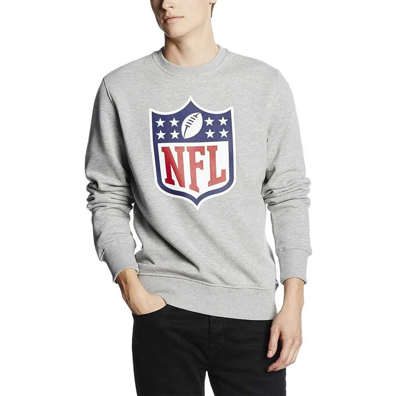 sweatshirt-uden-haette-gra-crew-neck-fra-nfl-af-new-era