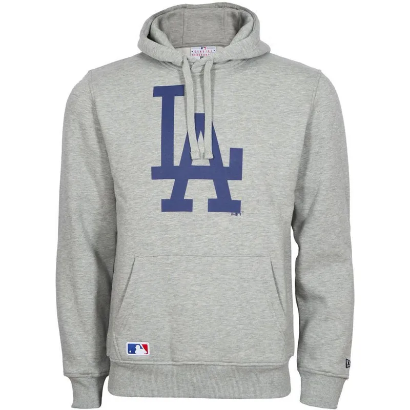 sweatshirt-med-haette-gra-pullover-hoodie-fra-los-angeles-dodgers-mlb-af-new-era