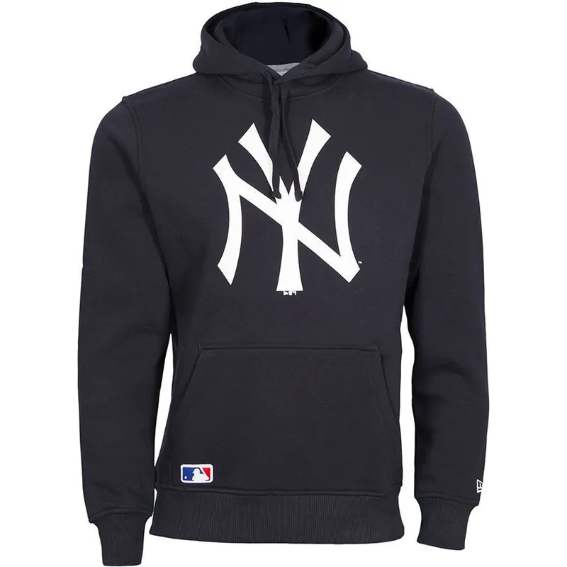 marinebla-haettetroje-pullover-hoodie-fra-new-york-yankees-mlb-fra-new-era