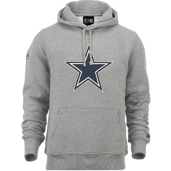 New Era Dallas Cowboys NFL Grey Pullover Hoodie Sweatshirt