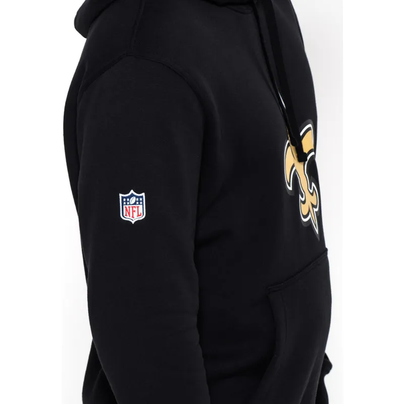 sweatshirt-med-haette-sort-pullover-hoodie-fra-new-orleans-saints-nfl-af-new-era sweatshirt-med-haette-sort-pullover-hoodie-fra-new-orleans-saints-nfl-af-new-era