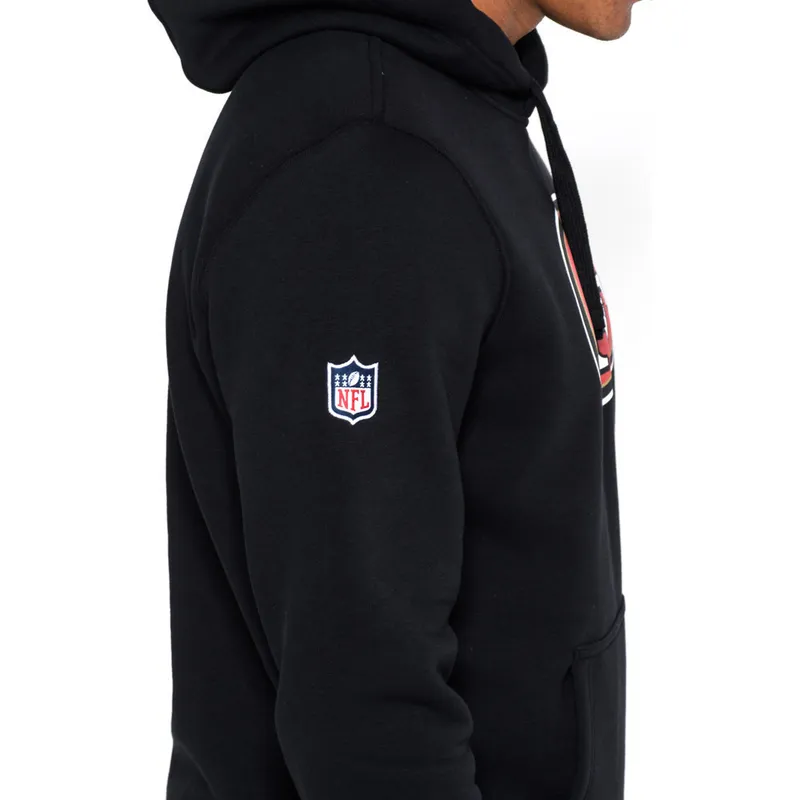 sweatshirt-med-haette-sort-pullover-hoodie-fra-san-francisco-49ers-nfl-af-new-era