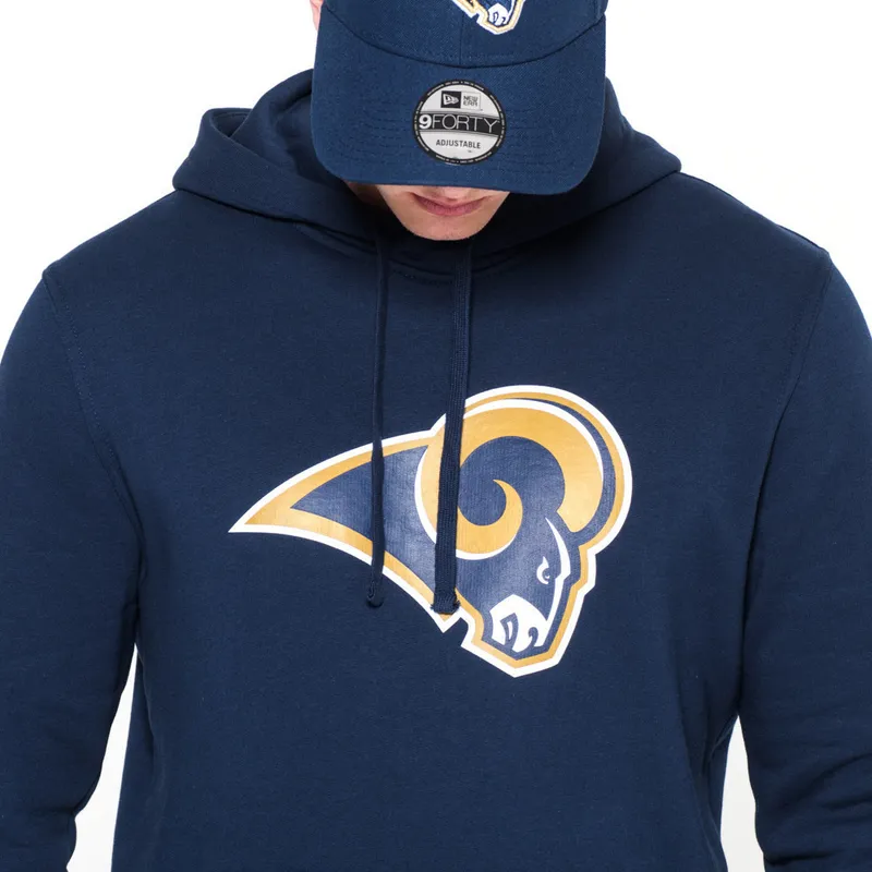 sweatshirt-med-haette-bla-pullover-hoodie-fra-los-angeles-rams-nfl-af-new-era sweatshirt-med-haette-bla-pullover-hoodie-fra-los-angeles-rams-nfl-af-new-era