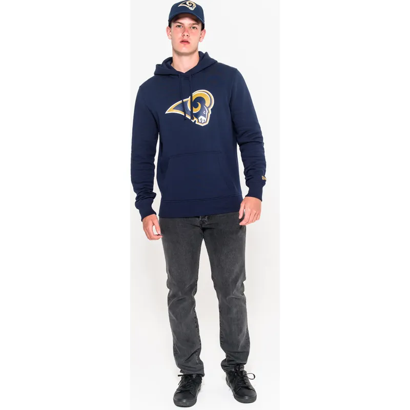 sweatshirt-med-haette-bla-pullover-hoodie-fra-los-angeles-rams-nfl-af-new-era sweatshirt-med-haette-bla-pullover-hoodie-fra-los-angeles-rams-nfl-af-new-era