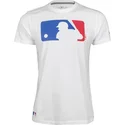 hvid-mlb-t-shirt-med-korte-aermer-fra-new-era