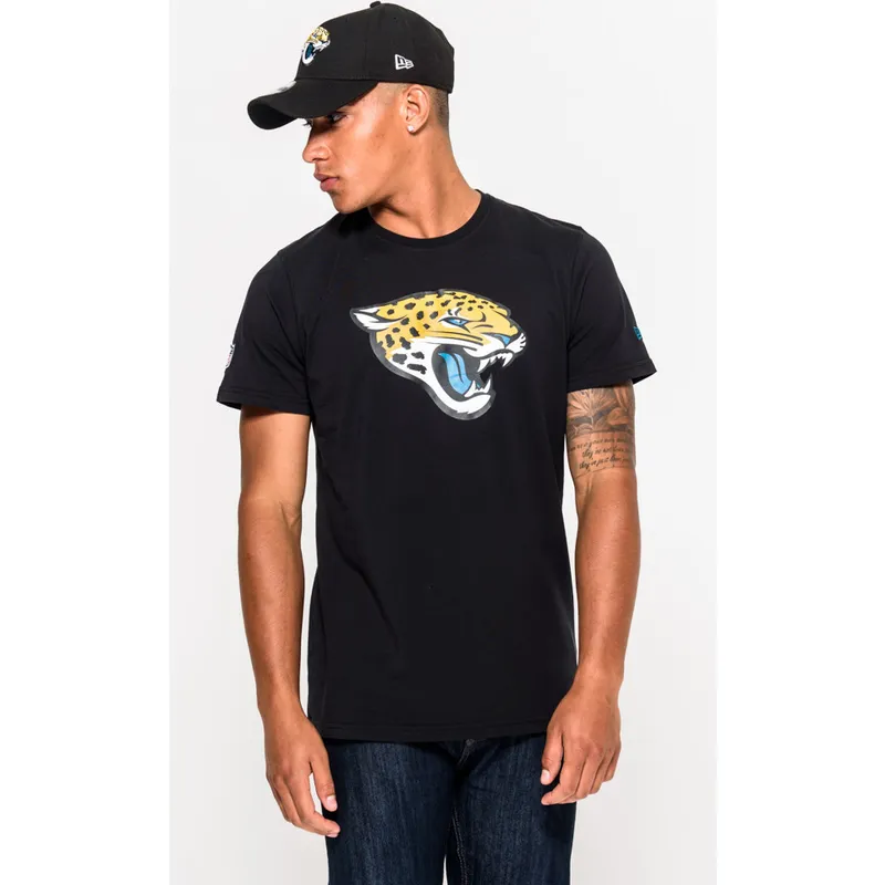 t-shirt-kort-aerme-sort-de-fra-jacksonville-jaguars-nfl-af-new-era