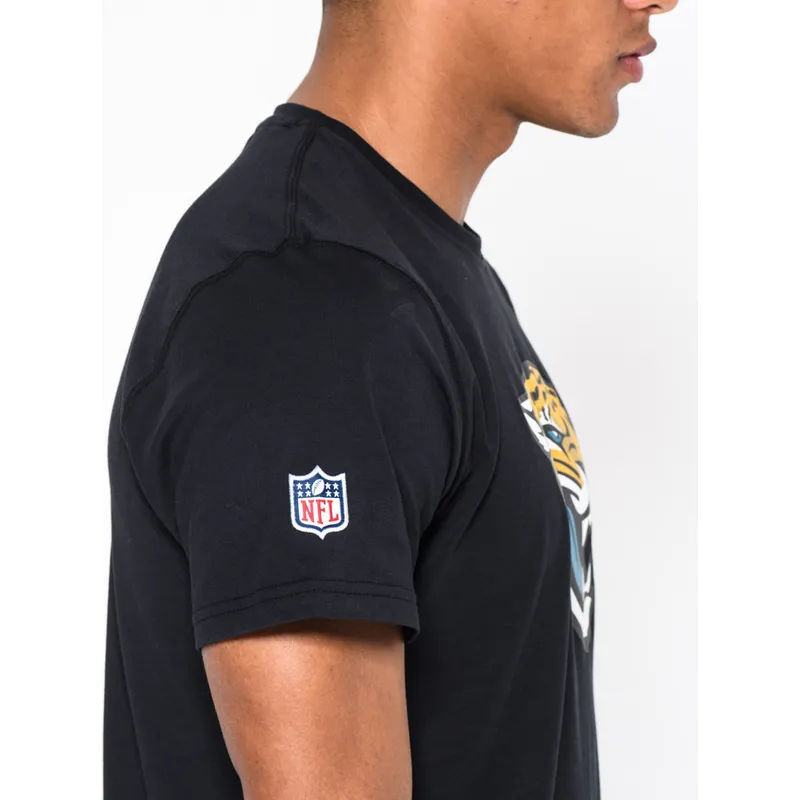t-shirt-kort-aerme-sort-de-fra-jacksonville-jaguars-nfl-af-new-era