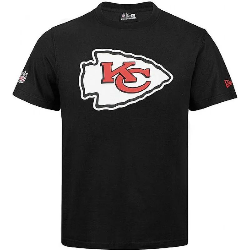 sort-kortaermet-kansas-city-chiefs-nfl-t-shirt-fra-new-era