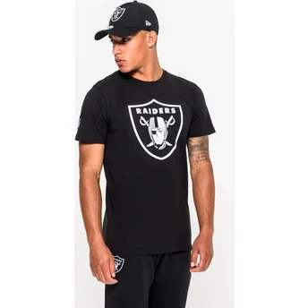 t-shirt-kort-aerme-sort-de-fra-las-vegas-raiders-nfl-af-new-era