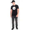 t-shirt-kort-aerme-sort-de-fra-pittsburgh-steelers-nfl-af-new-era