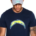 t-shirt-kort-aerme-bla-de-fra-los-angeles-chargers-nfl-af-new-era