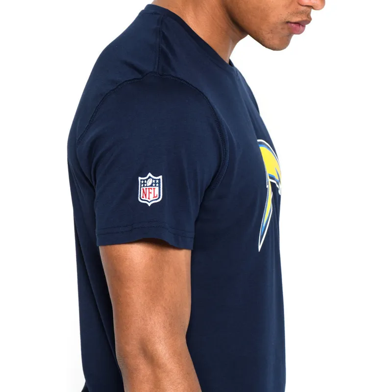 t-shirt-kort-aerme-bla-de-fra-los-angeles-chargers-nfl-af-new-era