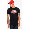 sort-san-francisco-49ers-nfl-kortaermet-t-shirt-fra-new-era