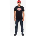 sort-san-francisco-49ers-nfl-kortaermet-t-shirt-fra-new-era