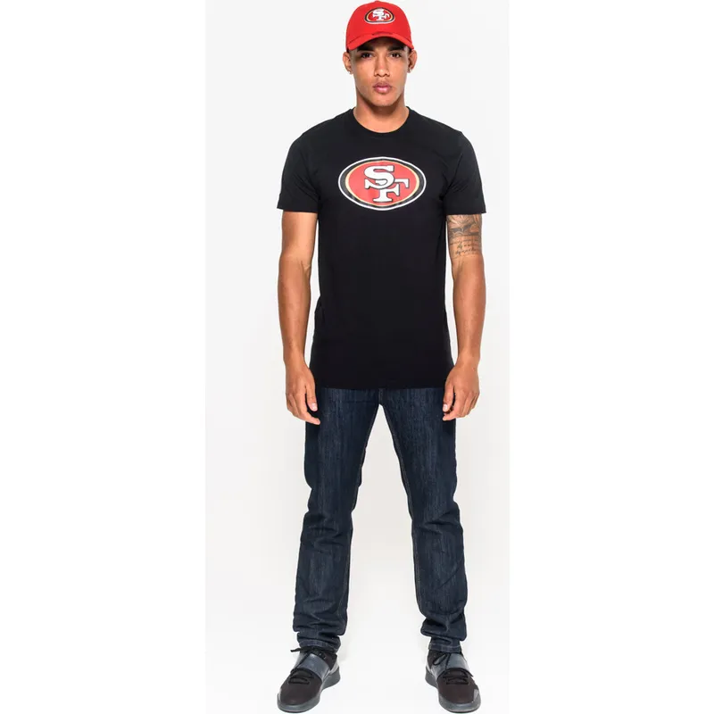 t-shirt-kort-aerme-sort-de-fra-san-francisco-49ers-nfl-af-new-era