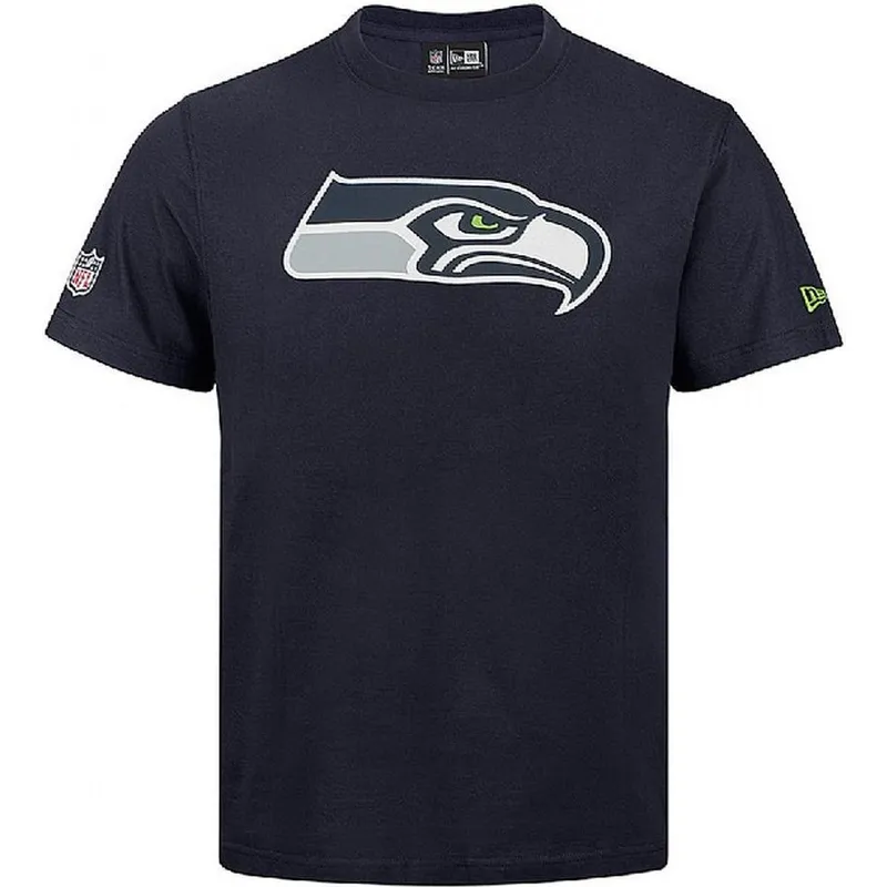 seattle-seahawks-nfl-bla-kortaermet-t-shirt-fra-new-era