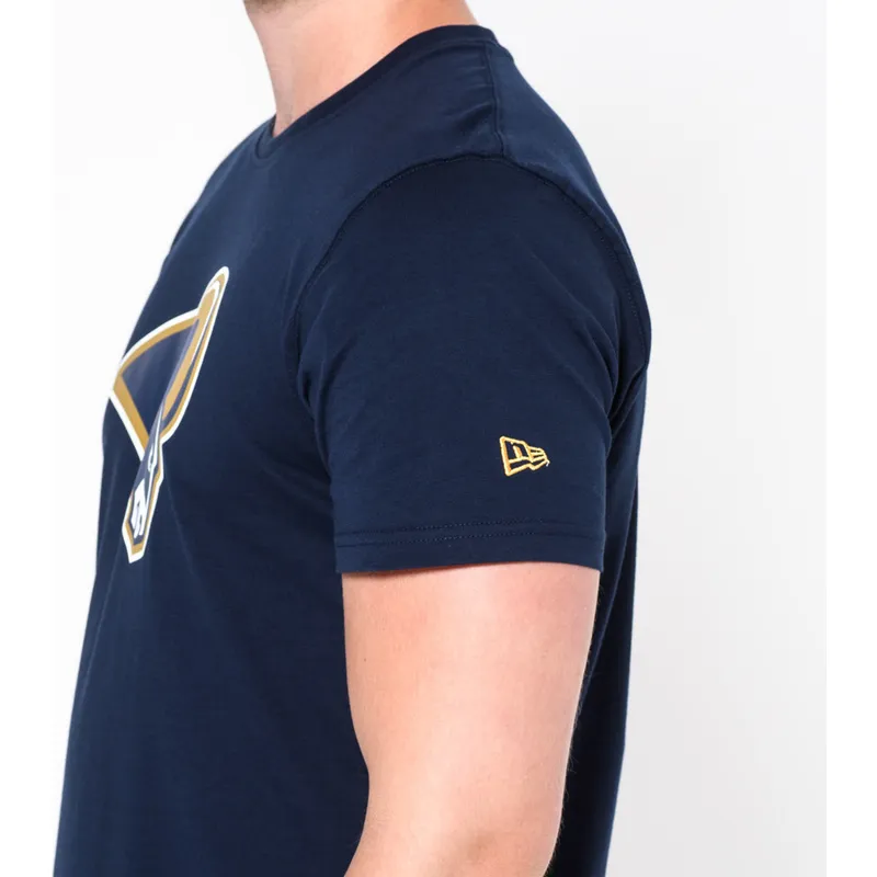 t-shirt-kort-aerme-bla-de-fra-los-angeles-rams-nfl-af-new-era
