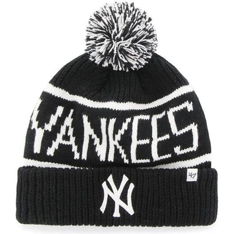huer-pompon-sort-fra-new-york-yankees-mlb-af-47-brand