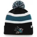 huer-pompon-sort-fra-san-jose-sharks-nhl-af-47-brand