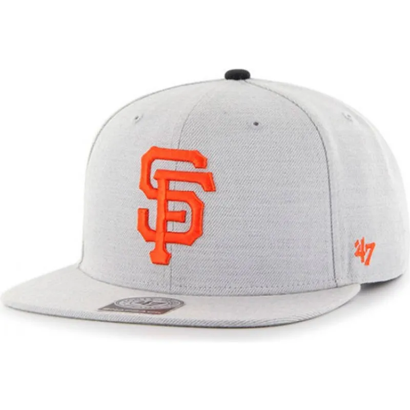 kasketter-flad-gra-snapback-fra-san-francisco-giants-mlb-af-47-brand