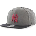 kasketter-flad-gra-snapback-fra-new-york-yankees-mlb-af-47-brand