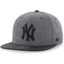 kasketter-flad-gra-snapback-fra-new-york-yankees-mlb-af-47-brand