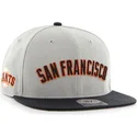 gra-flad-kasket-med-san-francisco-giants-mlb-bogstaver-fra-47-brand