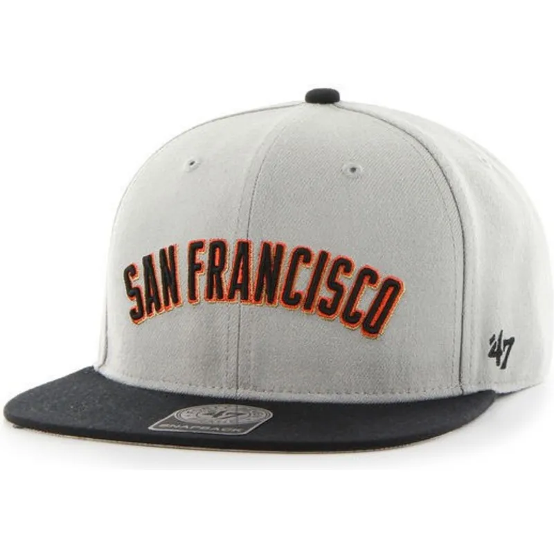 kasketter-flad-gra-snapback-letras-fra-san-francisco-giants-mlb-af-47-brand