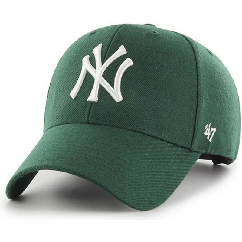 morkegron-curved-snapback-kasket-af-new-york-yankees-mlb-mvp-fra-47-brand