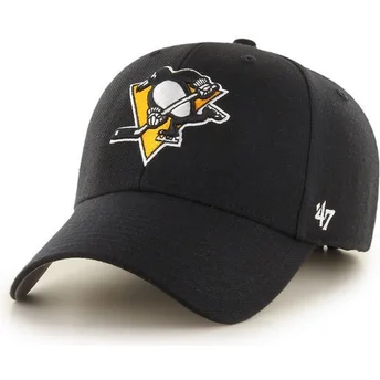 Sort buet kasket fra Pittsburgh Penguins NHL MVP fra 47 Brand