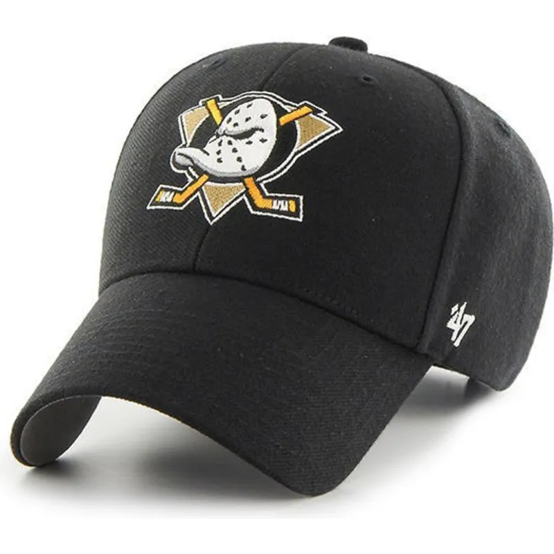kasketter-buet-sort-justerbar-rem-fra-anaheim-ducks-nhl-af-47-brand kasketter-buet-sort-justerbar-rem-fra-anaheim-ducks-nhl-af-47-brand