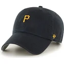 sort-buet-kasket-med-mini-logo-af-pittsburgh-pirates-mlb-clean-up-fra-47-brand
