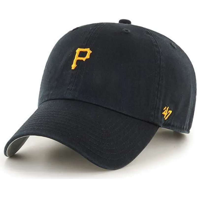 kasketter-buet-sort-justerbar-rem-mini-fra-pittsburgh-pirates-mlb-af-47-brand kasketter-buet-sort-justerbar-rem-mini-fra-pittsburgh-pirates-mlb-af-47-brand