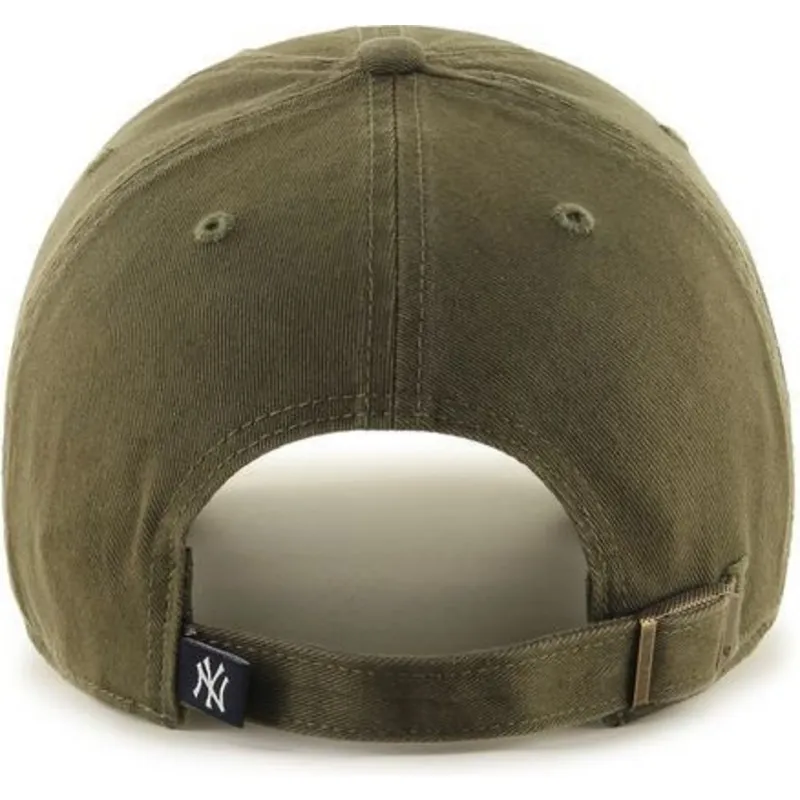 kasketter-buet-brun-justerbar-rem-fra-new-york-yankees-mlb-af-47-brand